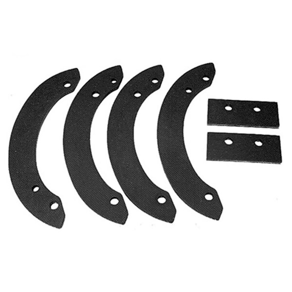 Aftermarket Rubber Auger Paddles Kit Fits Honda HS520 HS720 06720V10030 STW60-0004 - main